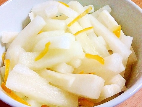 箸がとまらない!ポリ袋でゆず大根